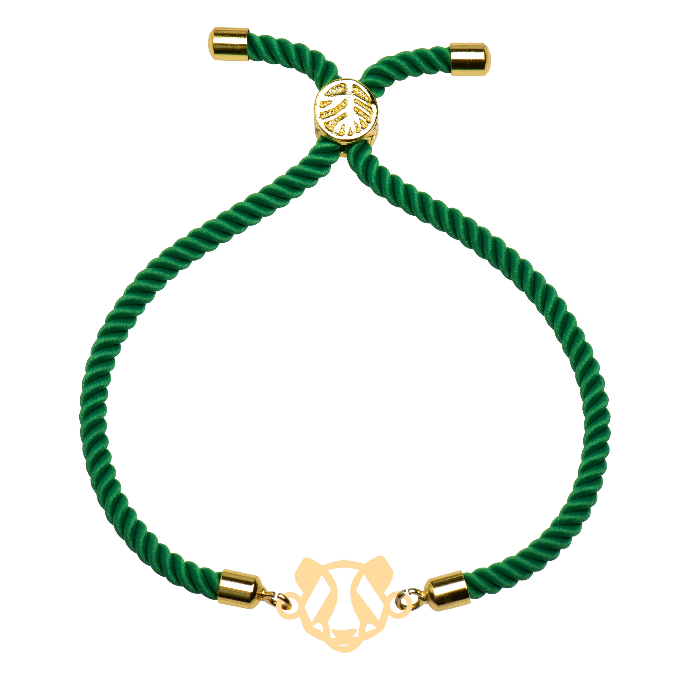 دستبند طلا 18 عیار زنانه کرابو طرح پاندا مدل Kr102158