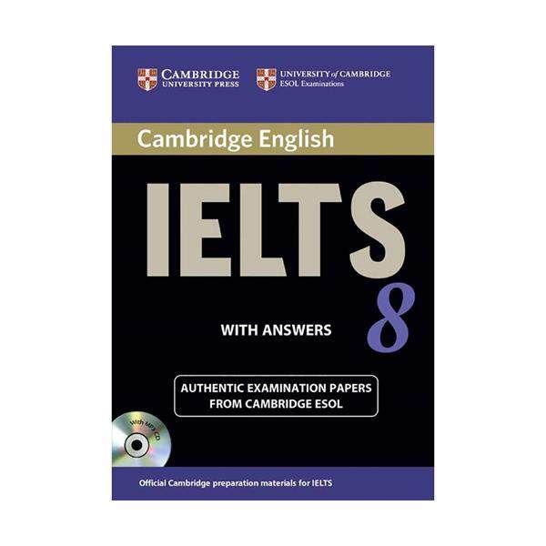 کتاب IELTS Cambridge 8 اثر جمعی از نویسندگان انتشارات زبان مهر