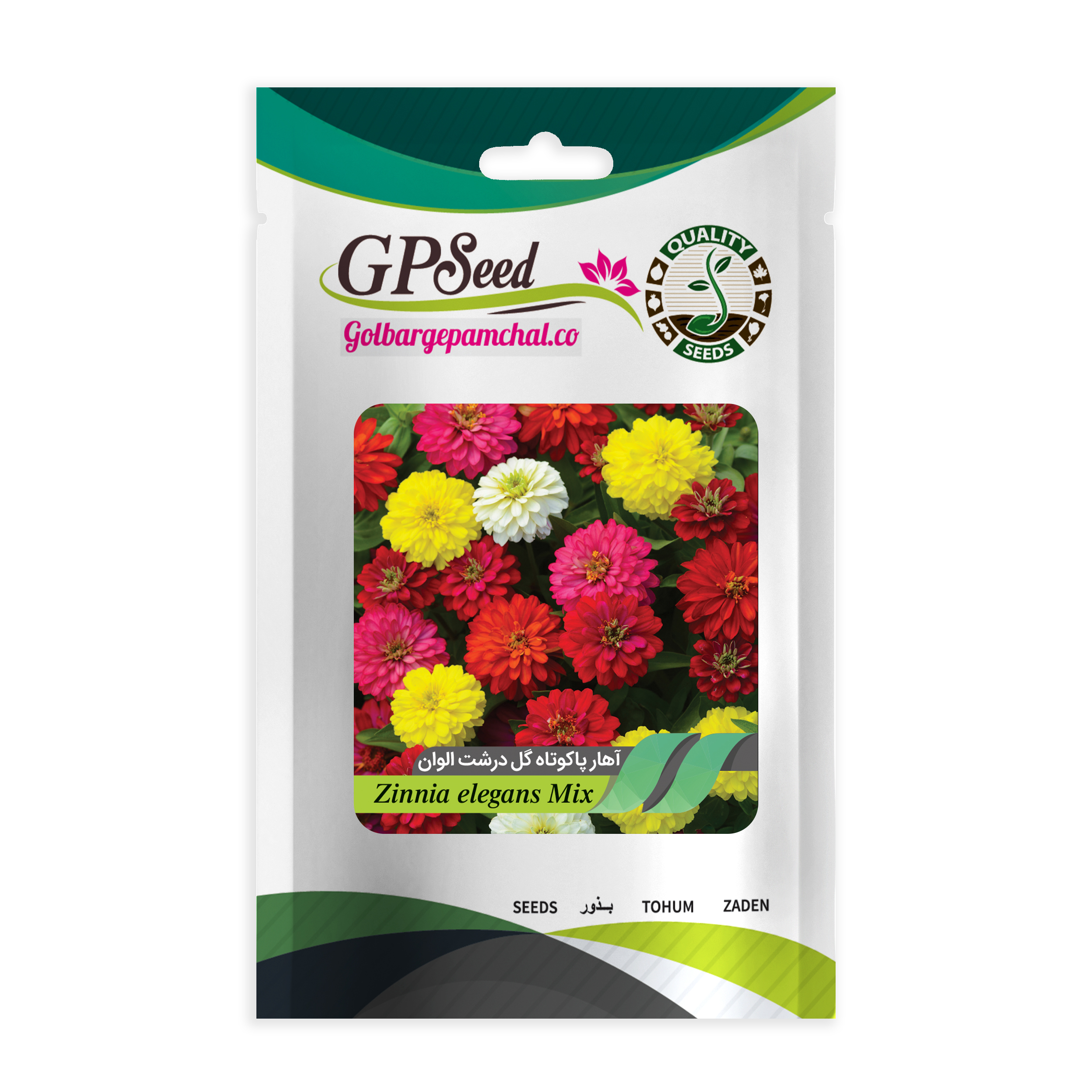 بذر گل آهار پا کوتاه گل درشت الوان جی پی سید مدل GP4802