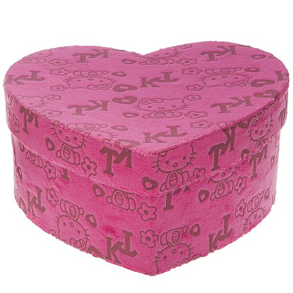 جعبه کادویی کلیپس مدل Hello Kitty Heart - سایز متوسط