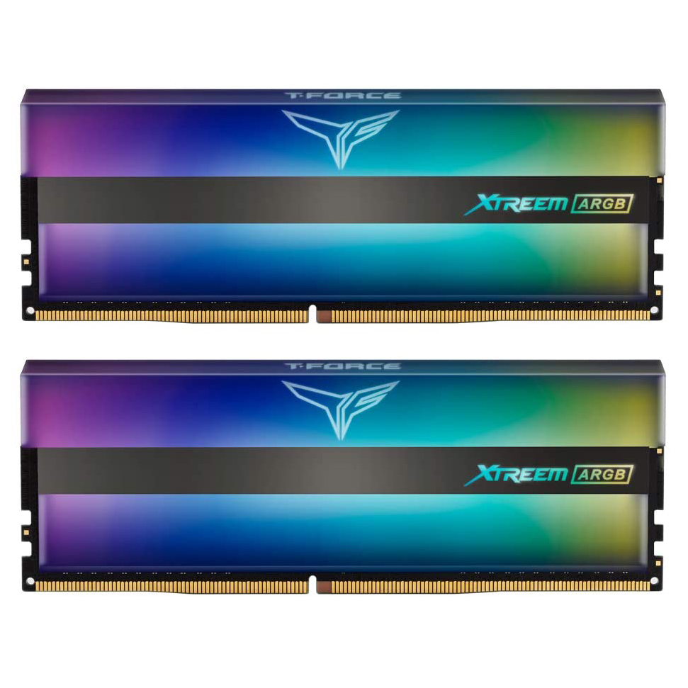  رم دسکتاپ DDR4 دو کاناله 3200 مگاهرتز CL16 تیم گروپ مدل XTREEM ARGB ظرفیت 32 گیگابایت