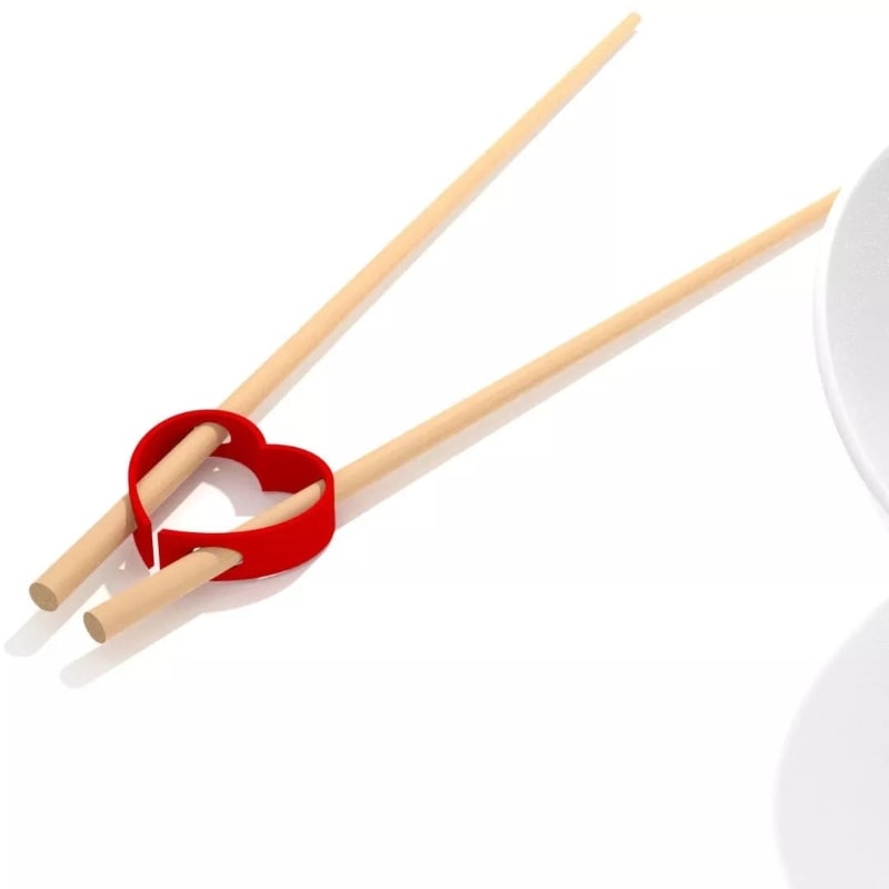 نگهدارنده چوب چاپستیک مدل Heart