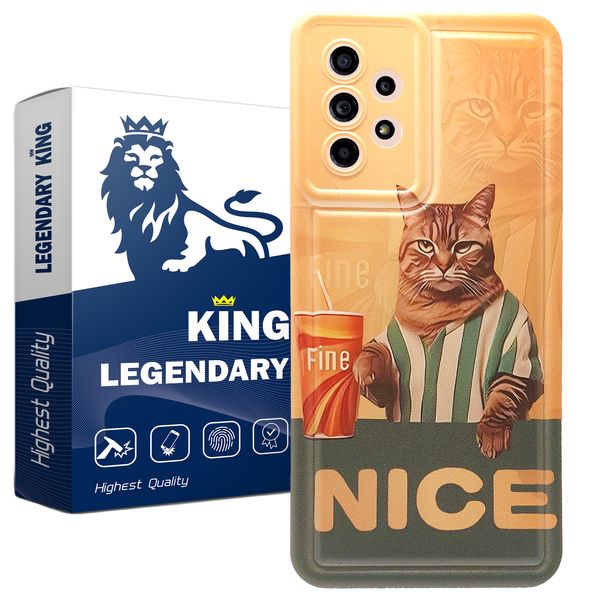 کاور لجندری کینگ مدل گربه زندانی مناسب برای گوشی موبایل سامسونگ Galaxy A52/A52S