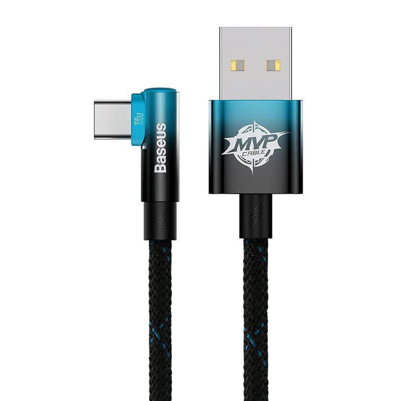 کابل USB به USB-C باسئوس مدل MVP2 GAMING 100W طول 2 متر