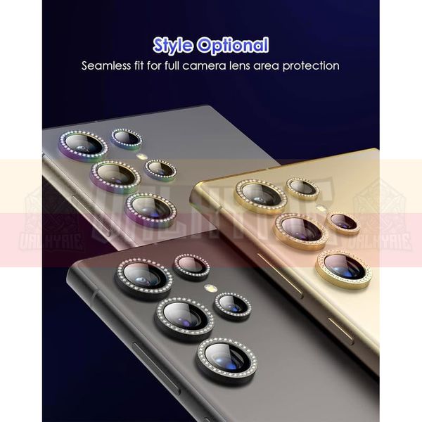 محافظ لنز دوربین والکری مدل Diamond-V مناسب برای گوشی موبایل سامسونگ Galaxy S24 Ultra 