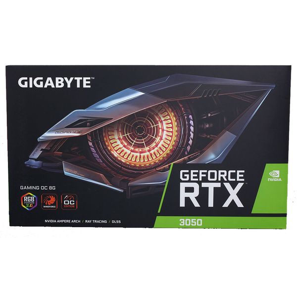 کارت گرافیک گیگابایت مدل GIGABYTE GeForce RTX 3050 Gaming OC 8GB