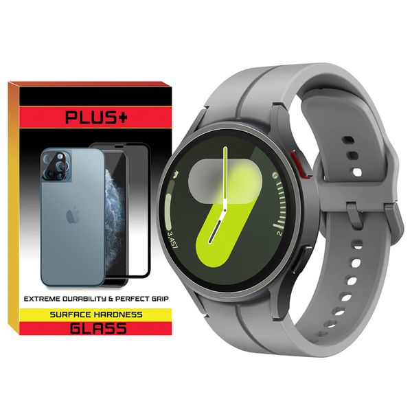 بند پلاس مدل Silic ORG PL مناسب برای ساعت هوشمند سامسونگ Galaxy Watch 4/5/6/7/FE سایز 40/43/44/46/47 میلی متری