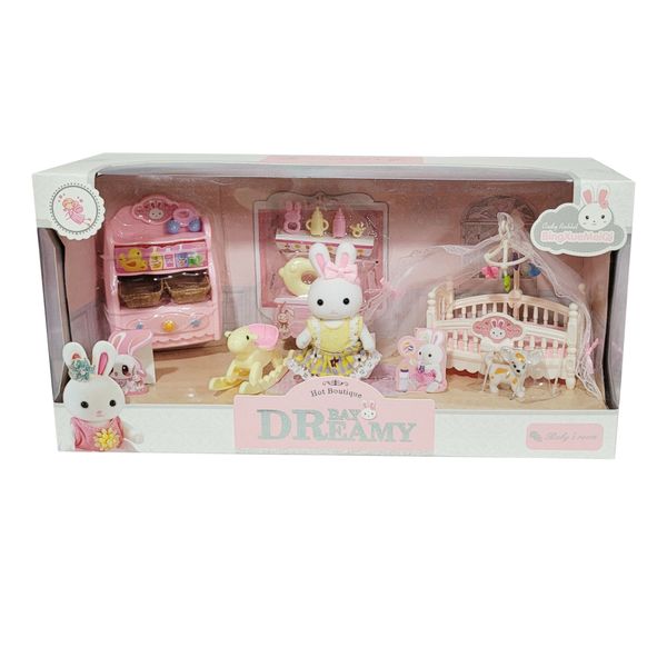 اسباب بازی مدل خانه عروسکی و لوازم خانه خرگوشی کد 6618