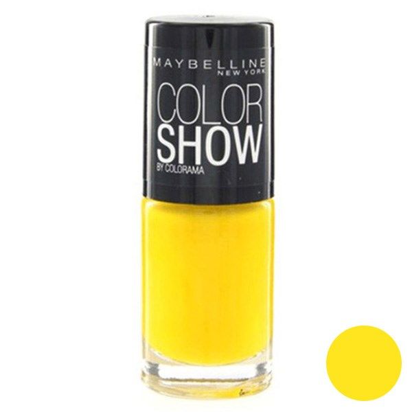 لاک ناخن میبلین مدل Vao Color Show Electric Yellow 749