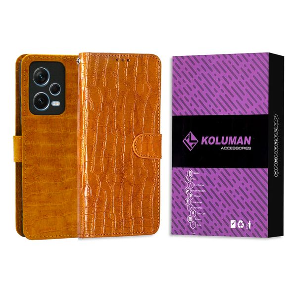 کیف کلاسوری کلومن مدل LUXURY مناسب برای گوشی موبایل شیائومی Redmi Note 12 Pro 5G 