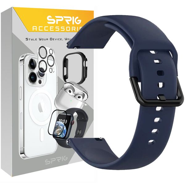 بند اسپریگ مدل Silicone SGK TW مناسب برای ساعت هوشمند شیائومی S1 / S1 Active / S2 / Mi Watch XMWTCL02 / Mi Watch Color 2 / Mi Watch Color