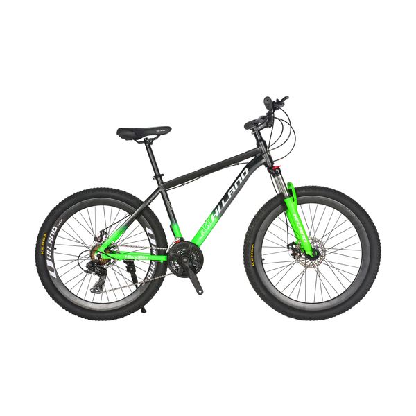 دوچرخه کوهستان هایلند مدل آلومینیوم سایز 26 رنگ مشکی سبز