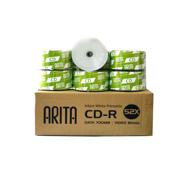 سی دی خام آریتا مدل 52X بسته 50 عددی