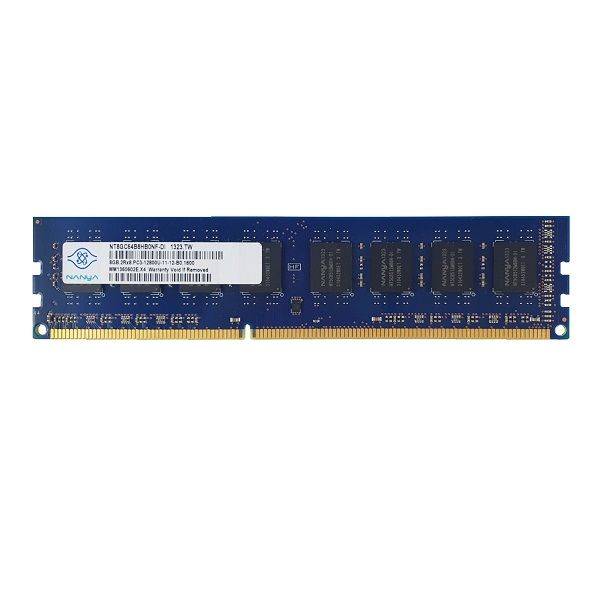 رم دسکتاپ DDR3 تک کاناله 1600 مگاهرتز CL11 نانیا مدل PC3-12800 ظرفیت 8 گیگابایت