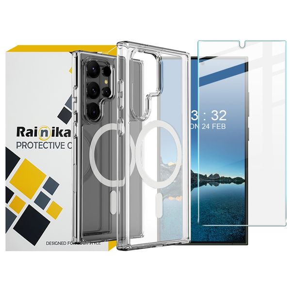 کاور رینیکا مدلUltra 2in1 مناسب برای گوشی موبایل سامسونگ GALAXY S24 ULTRA به همراه محافظ صفحه نمایش