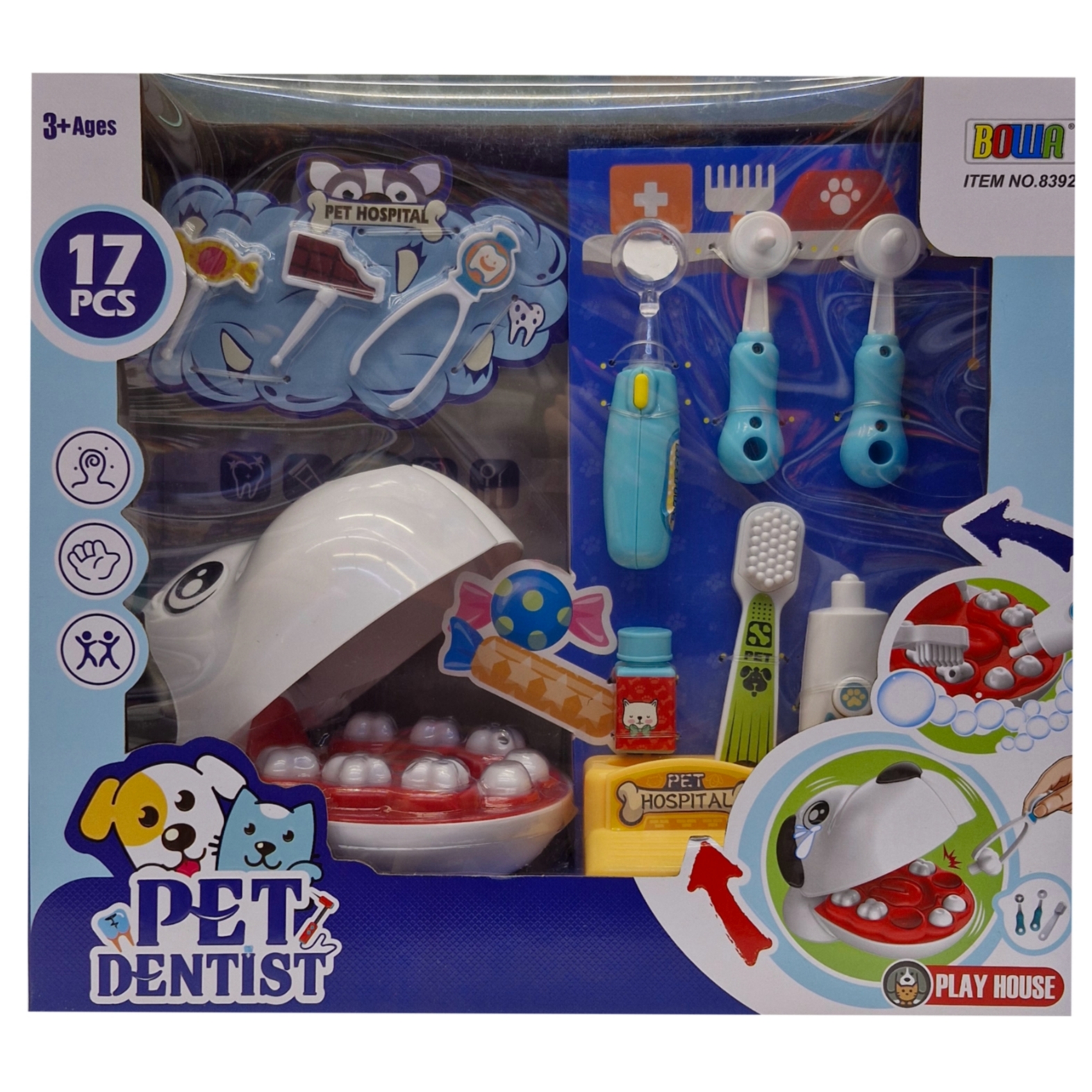 ست اسباب بازی تجهیزات پزشکی بوا مدل pet dentist