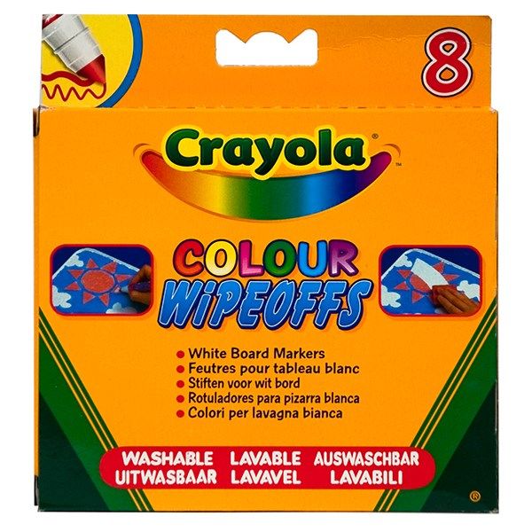 ماژیک رنگ آمیزی کرایولا مدل Wipeoff Pens - بسته 8 عددی