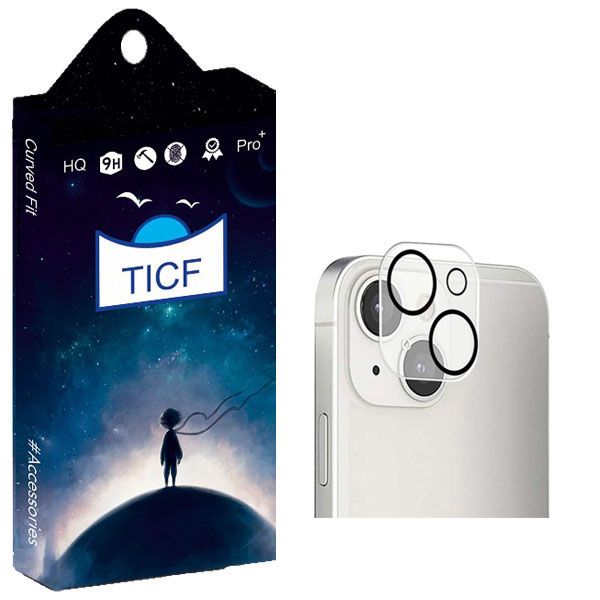 محافظ لنز دوربین تی ای سی اف مدل 3D مناسب برای گوشی موبایل اپل IPHONE 13