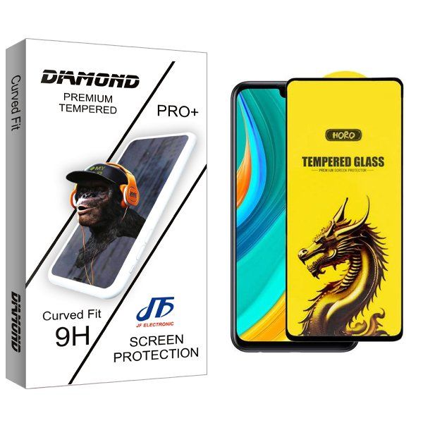 محافظ صفحه نمایش جی اف مدل Diamond Y-Horo مناسب برای گوشی موبایل هوآوی Y8s