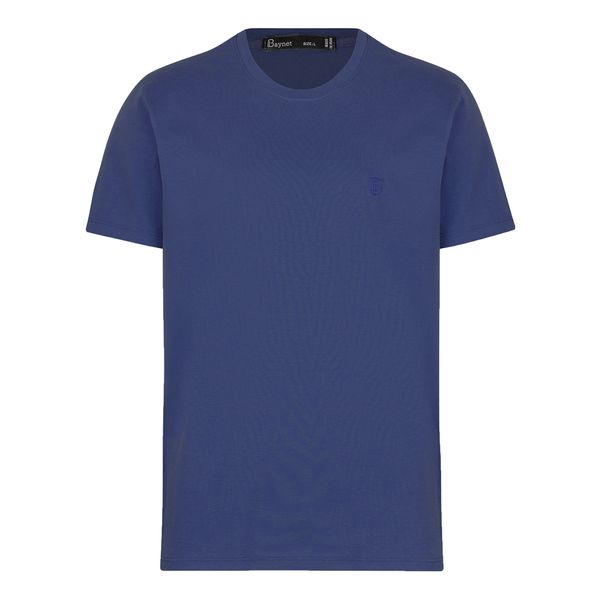 تی شرت آستین کوتاه مردانه باینت مدل 373-17 رنگ آبی نفتی