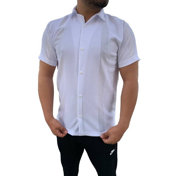 پیراهن آستین کوتاه مردانه مدل مراکشی