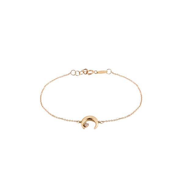 دستبند طلا 18 عیار زنانه بان گالری مدل سلنا