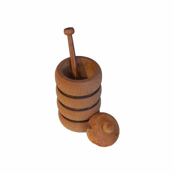 ظرف عسل خوری گوراب چوب مدل چوبی کد AL4001