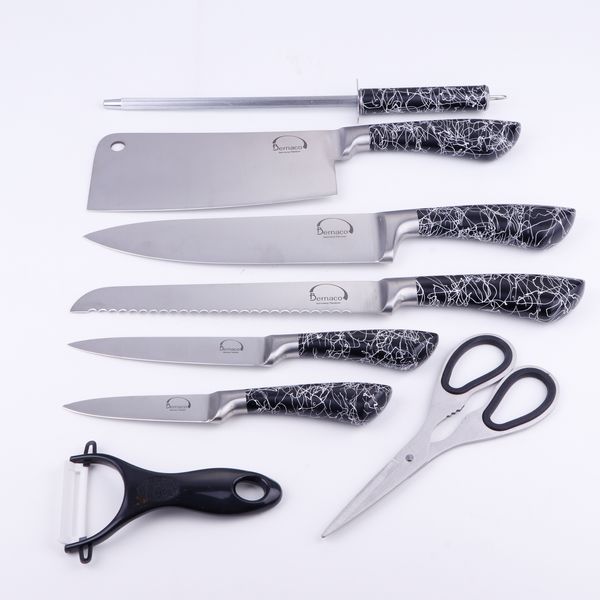 ست چاقو آشپزخانه 9 پارچه برناکو مدل BR 313