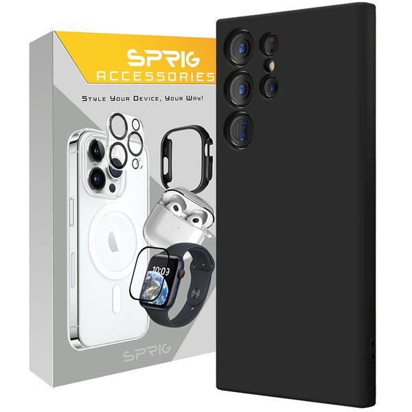 کاور اسپریگ مدل Silicon مناسب برای گوشی موبایل سامسونگ Galaxy S24 Ultra 5G
