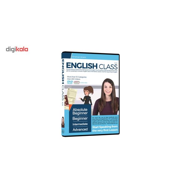 فیلم آموزش زبان انگلیسی English Class 101 لهجه آمریکایی انتشارات نرم افزاری افرند