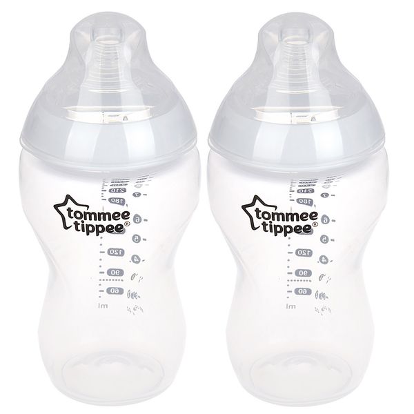 شیشه شیر تامی تیپی مدل TT42262071 ظرفیت 340 میلی لیتر بسته 2 عددی