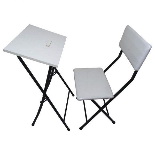 میز و صندلی نماز آریا گستر پارس مدل یاس سفید کد S2