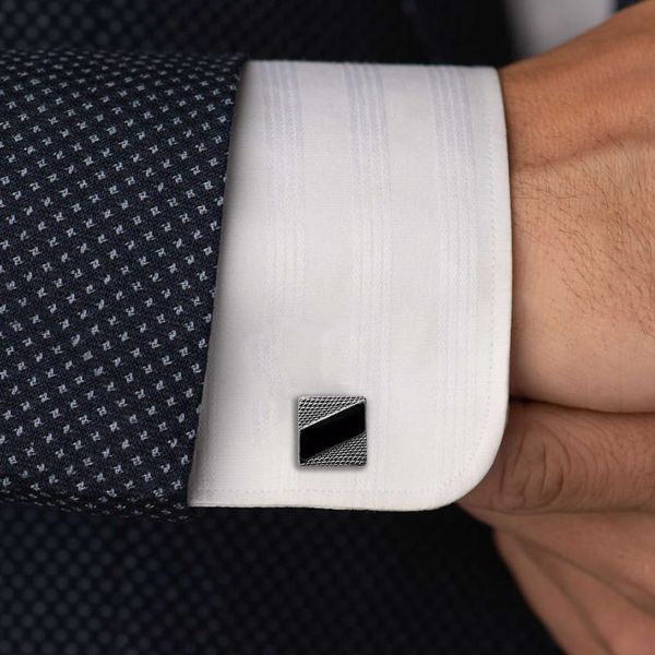 ست کراوات و دستمال جیب و دکمه سردست و گیره کراوات مردانه مدل 413C