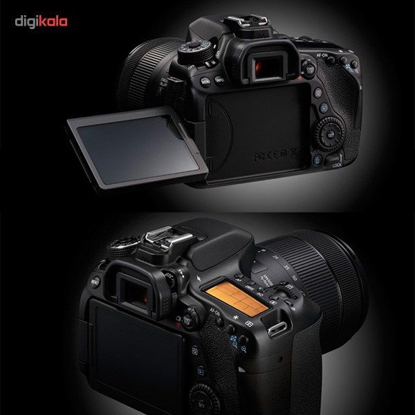 دوربین دیجیتال کانن مدل Eos 80D EF S به همراه لنز 18-135 میلی متر f/3.5-5.6 IS USM