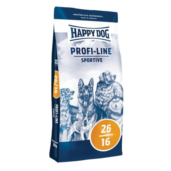 غذا خشک سگ هپی داگ مدل ProfiLine Sportive وزن 20 کیلوگرم