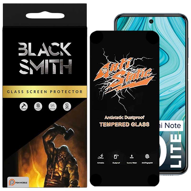 محافظ صفحه نمایش پی اس ام‌ موبایل مدل BlackSmith مناسب برای گوشی موبایل شیائومی Redmi Note 10 Lite
