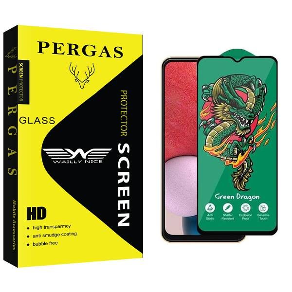محافظ صفحه نمایش وایلی نایس مدل Pergas Green_Dragon مناسب برای گوشی موبایل سامسونگ Galaxy A13