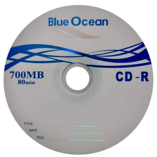 سی دی خام مدل Blue Ocean بسته 50 عددی