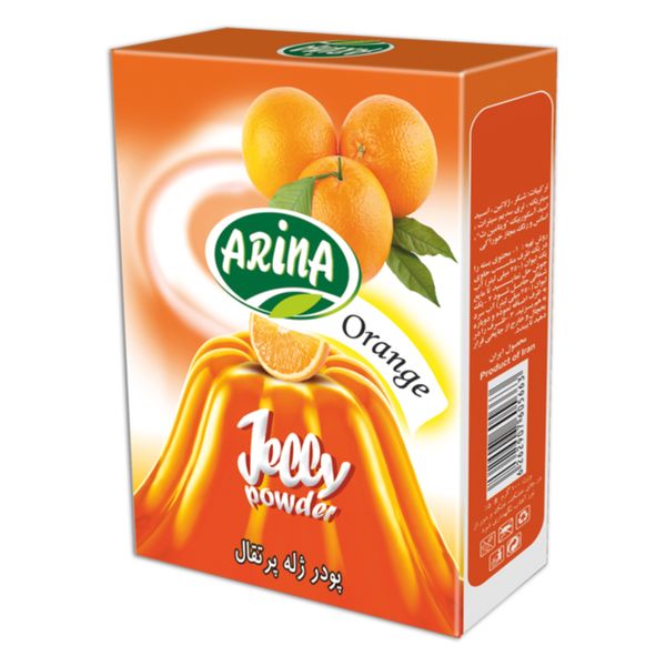 پودر ژله پرتقال آرینا - 100 گرم