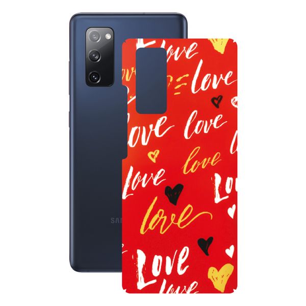 برچسب پوششی راک اسپیس طرح Love مناسب برای گوشی موبایل سامسونگ Galaxy S20 FE