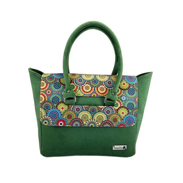 کیف زنانه ساسویه مدل 12 رنگ سبز
