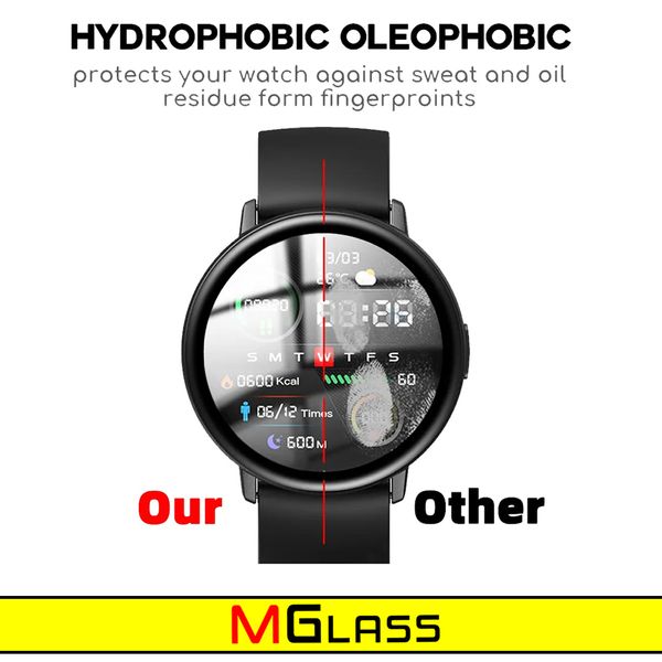 محافظ صفحه نمایش نانو ام‌گلس مدل NMG مناسب برای ساعت هوشمند هایلو LS05 Solar بسته سه عددی