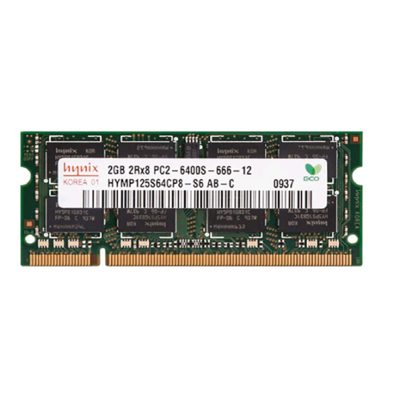 رم لپتاپ DDR2 تک کاناله 6400 مگاهرتز CL6 هاینیکس مدل PC2-6400S ظرفیت 2 گیگابایت