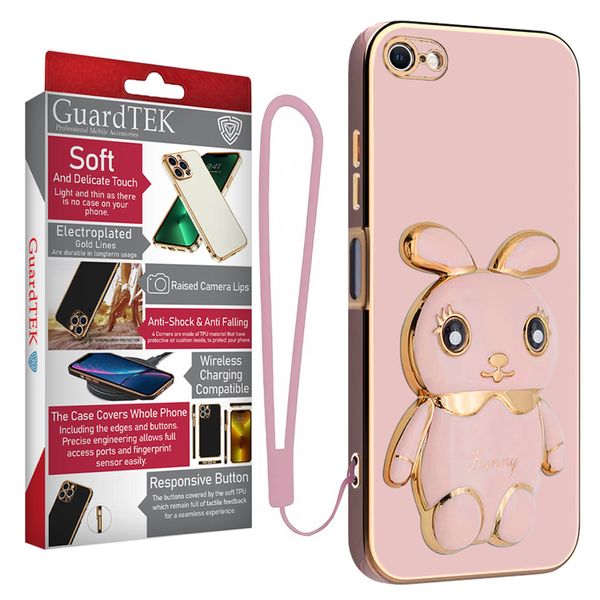 کاور گاردتک اساک مدل Bunny Strap مناسب برای گوشی موبایل اپل iPhone 6s Plus/ 6 Plus به همراه بند