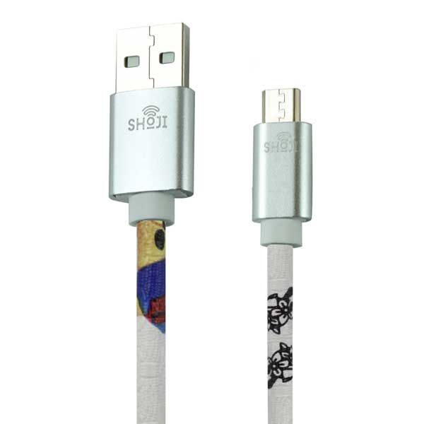 کابل تبدیل USB به microUSB شوجی مدل SH-1047 طول یک متر