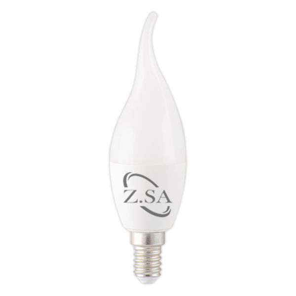 لامپ شمعی 7 وات زرین سیمای البرز  مدل اشکی پایه E14