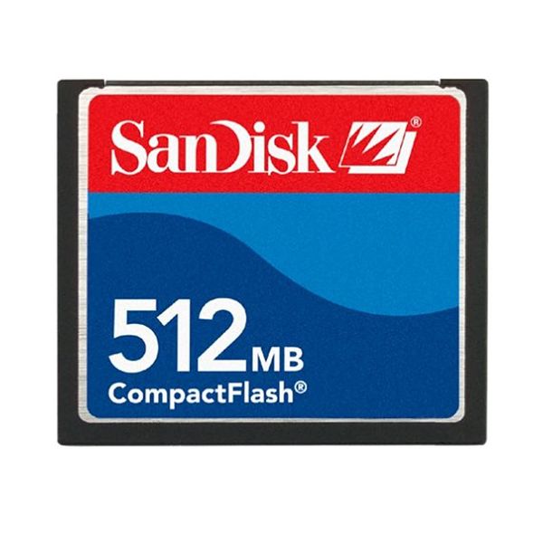 کارت حافظه CompactFlash سن دیسک مدل SDCFJ-512-A10 ظرفیت 512 مگابایت