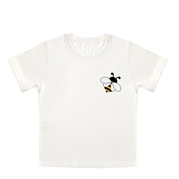 تی شرت آستین کوتاه دخترانه لیمونار گالری مدل زنبور عسل
