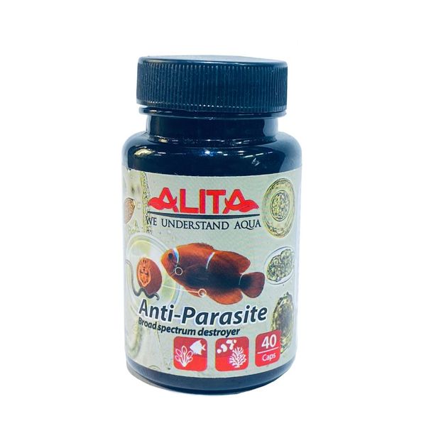 داروی ضدباکتری آبزیان آلیتا مدل Anti-Parasite بسته 40 عددی