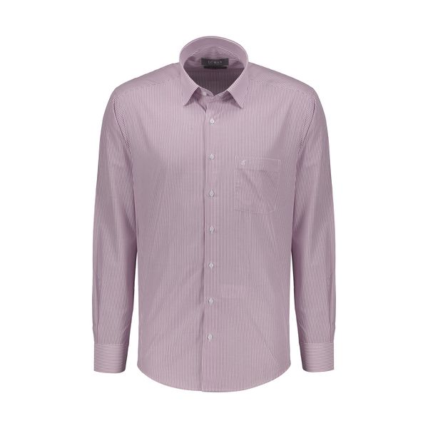 پیراهن آستین بلند مردانه ال سی من مدل 02181290-purple 136